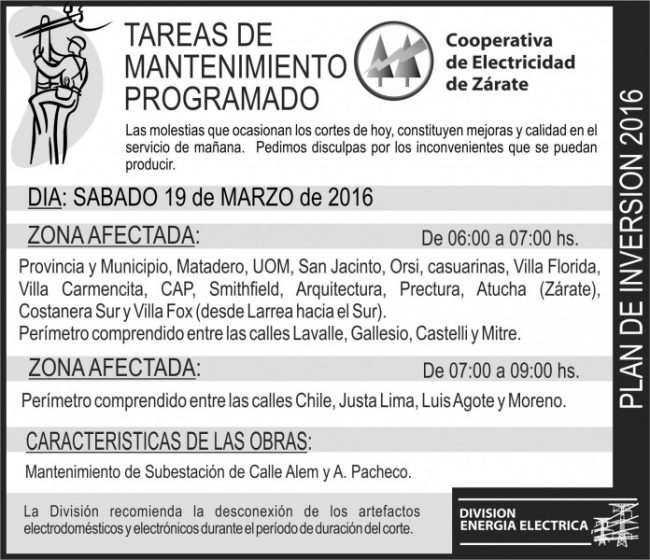 corte 19 de marzo 2016