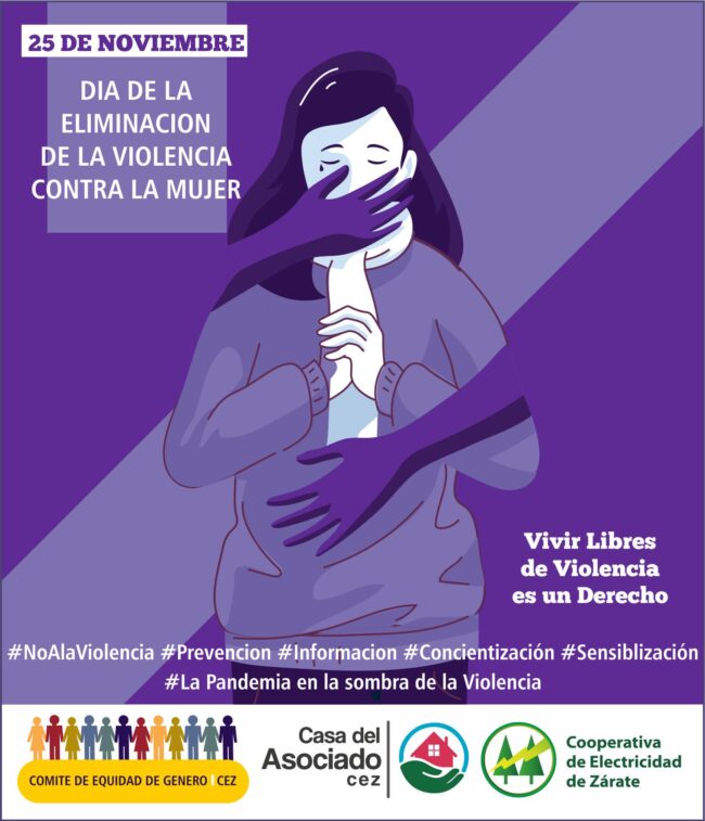 25 NOV – DIA NO VIOLENCIA MUJER